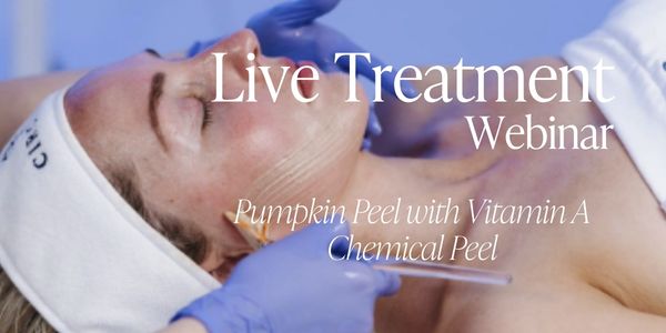 Live Treatment Webinar - Pumpkin Peel with Vitamin A