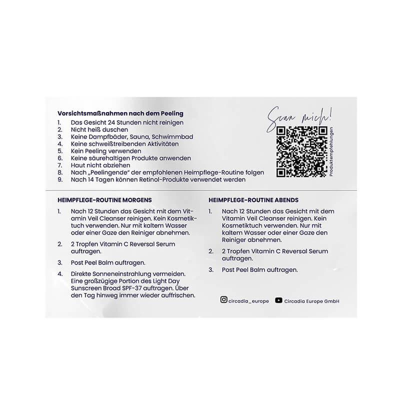 Flyer Post Peel Home Care Kit, A6 (25 Stk.)